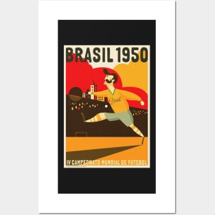 Brasil 1950 World Cup Posters and Art